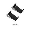 2 Pieces Car Garage Opener Holder Stainless Steel Visors Clip Stand