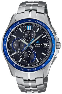 Pánské hodinky Oceanus Bluetooth s rádiem, solární safírové sklo, stříbrná luneta [Casio] [Manta] OCW-S7000-1AJF