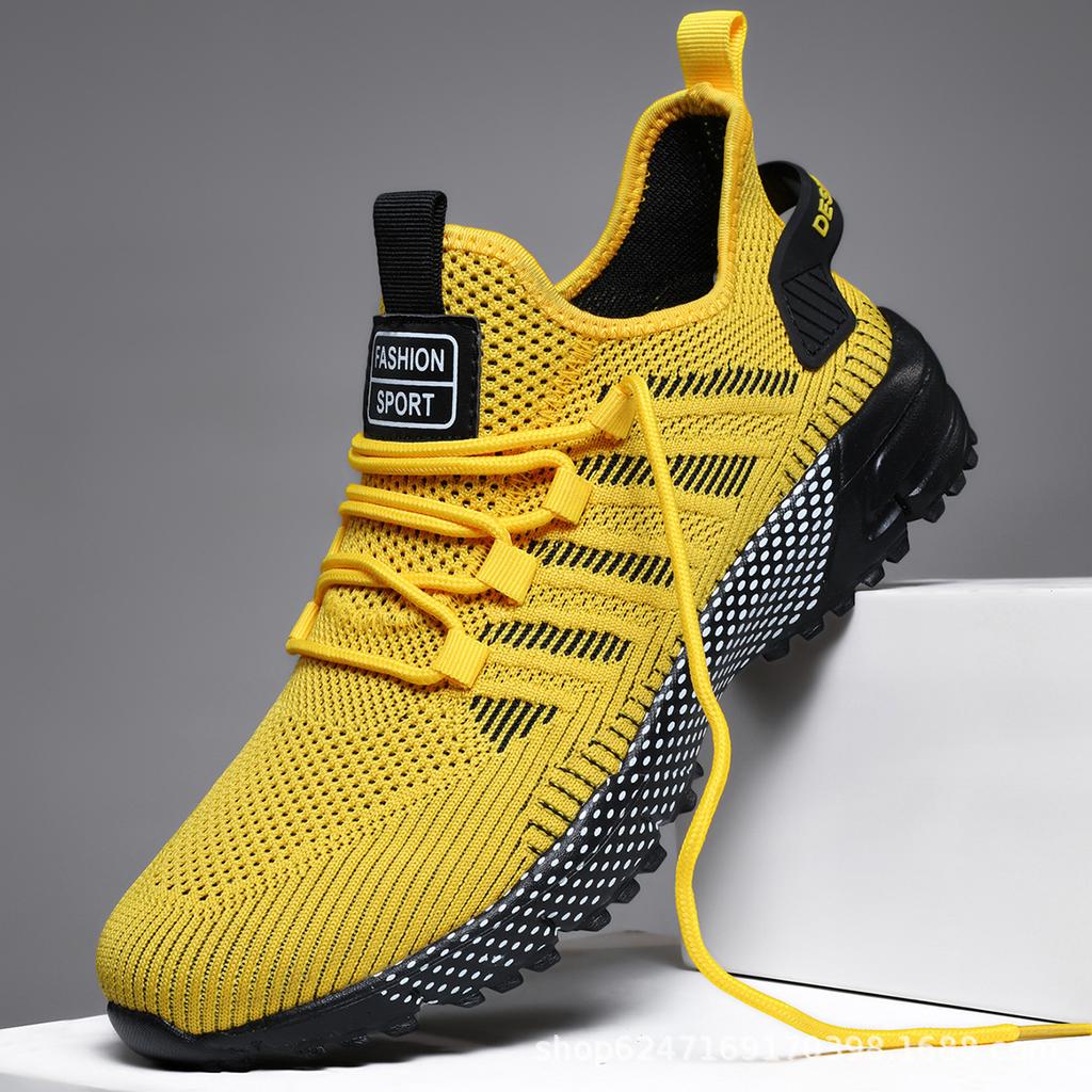 Spring men's outdoor sports jogging shoes fashion lightweight breathable marathon running shoes