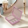 Jewelry Storage Box With Leather Cover For Travel And Gift Giving