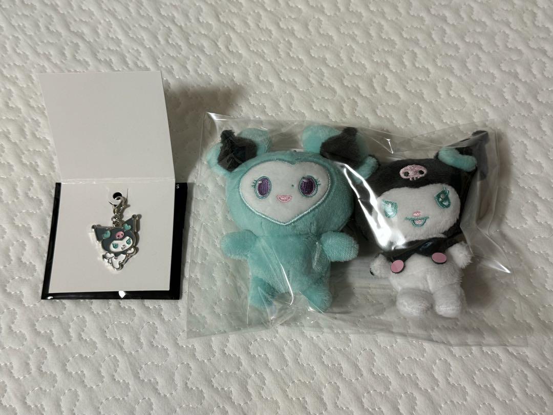 

[USED] Twice Sanrio Mina Kuromi Bag Charm Keychain Kuromi