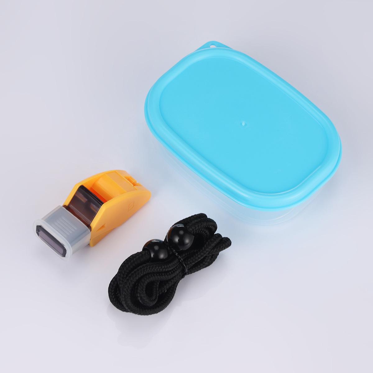 

Seedless Plastic Sports Whistle for Coaches and Referees - Ideal for Outdoor Volleyball, Basketball, Kids, and Students Training жовтий