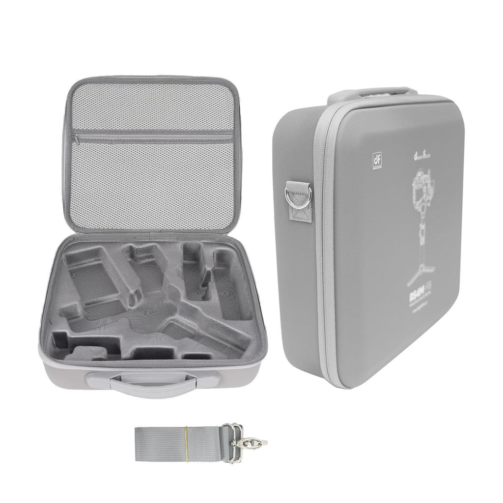 DF DIGITALFOTO DJI RS4 Mini Portable Travel Hardshell Gimbal Case with Quick Release Data Mobile Phone with RS4 Mini Accessories Case, Handbag, Head,