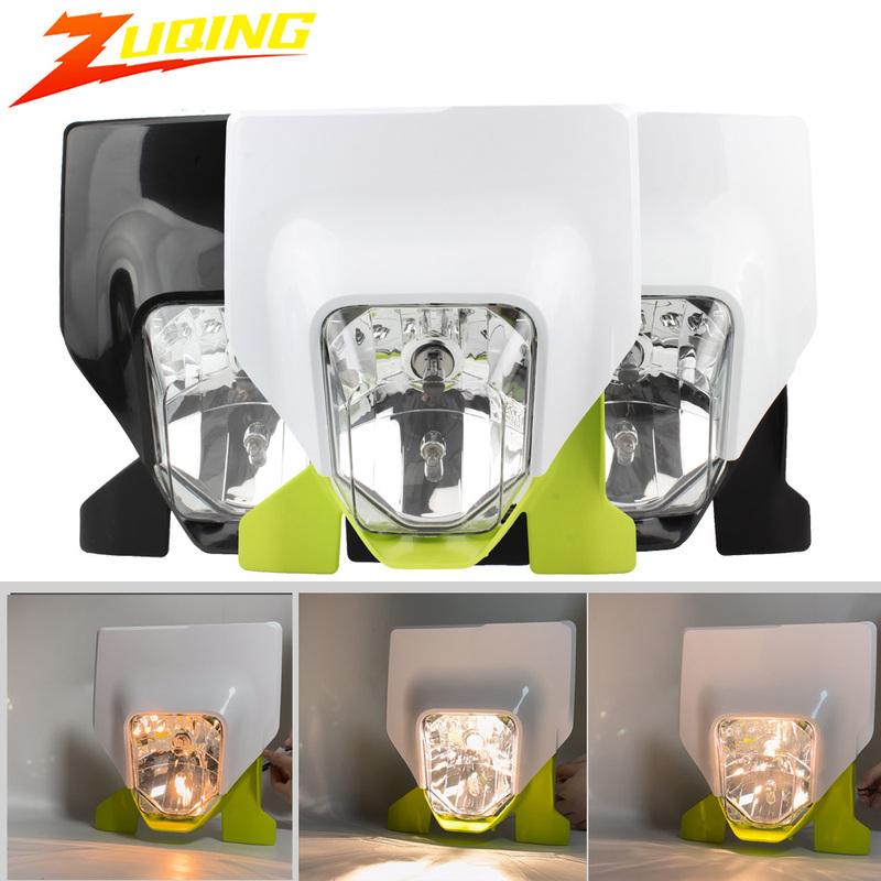 Motorcycle Halogen Headlight Plate For Husqvarna TE TC FE FC 150 200 250 300 350 400 450 500 2012- Enduro Motocross Tuning
