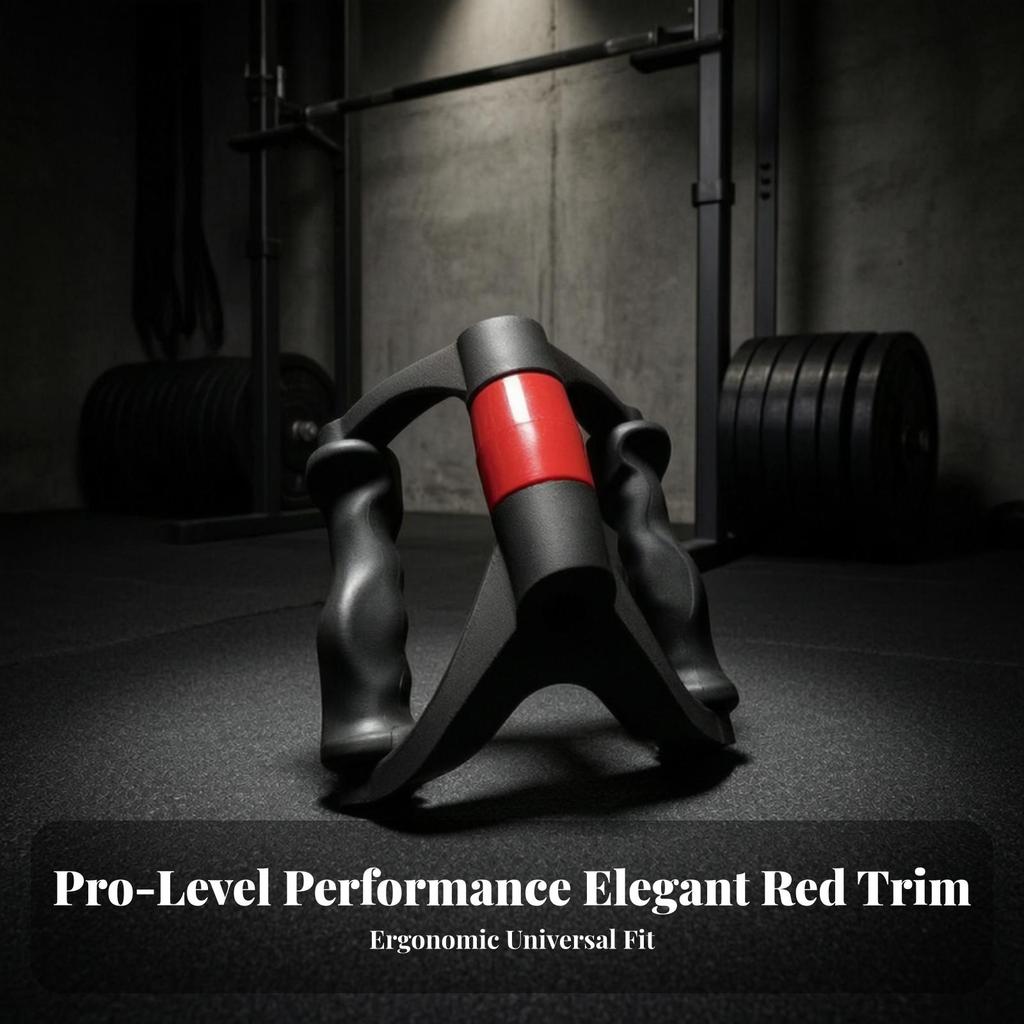 V-Shaped Handle Ergonomic Grip Anti-Slip for Bodybuilders