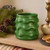 Modern Matte Finish Home Decor Christmas Tree Resin Ornament Multi-purpose Vase Pen Holder Makeup Functional for Shelves Brush Storage Container