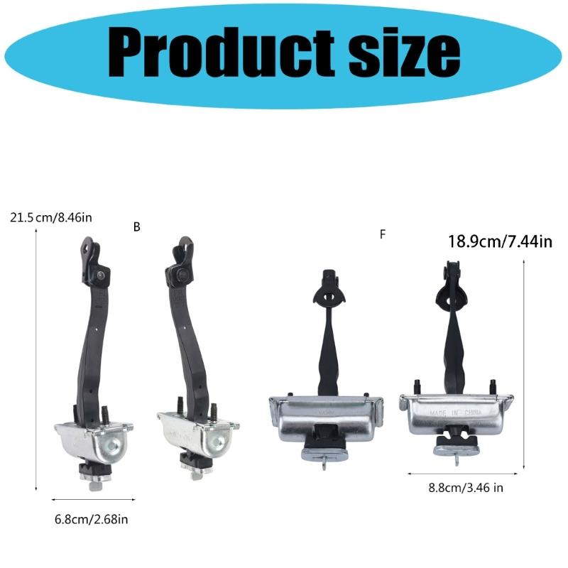 Car Door Limiter Replacements for 2011-2018 Car Explore BB5Z7823552A/BB5Z7827204A, 2-Piece Metal Stop Arm Assembly for Daily Door Repair