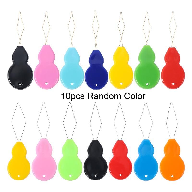 

10pcs Vibrant Colors Rapid Needle Threaders - High-Durability, Effortless Sewing Accessory, for Knitting,Crafting,Quilting & DIY