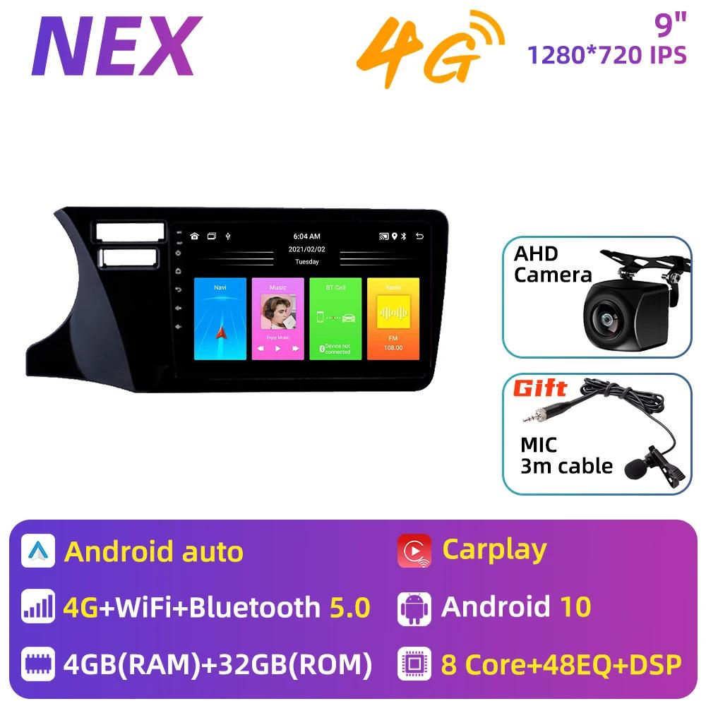 2 Din Android Car Radio Stereo For Honda City 2014 - 2019 GPS Navigation Autoradio Car Multimedia Player Audio Head Unit Audio