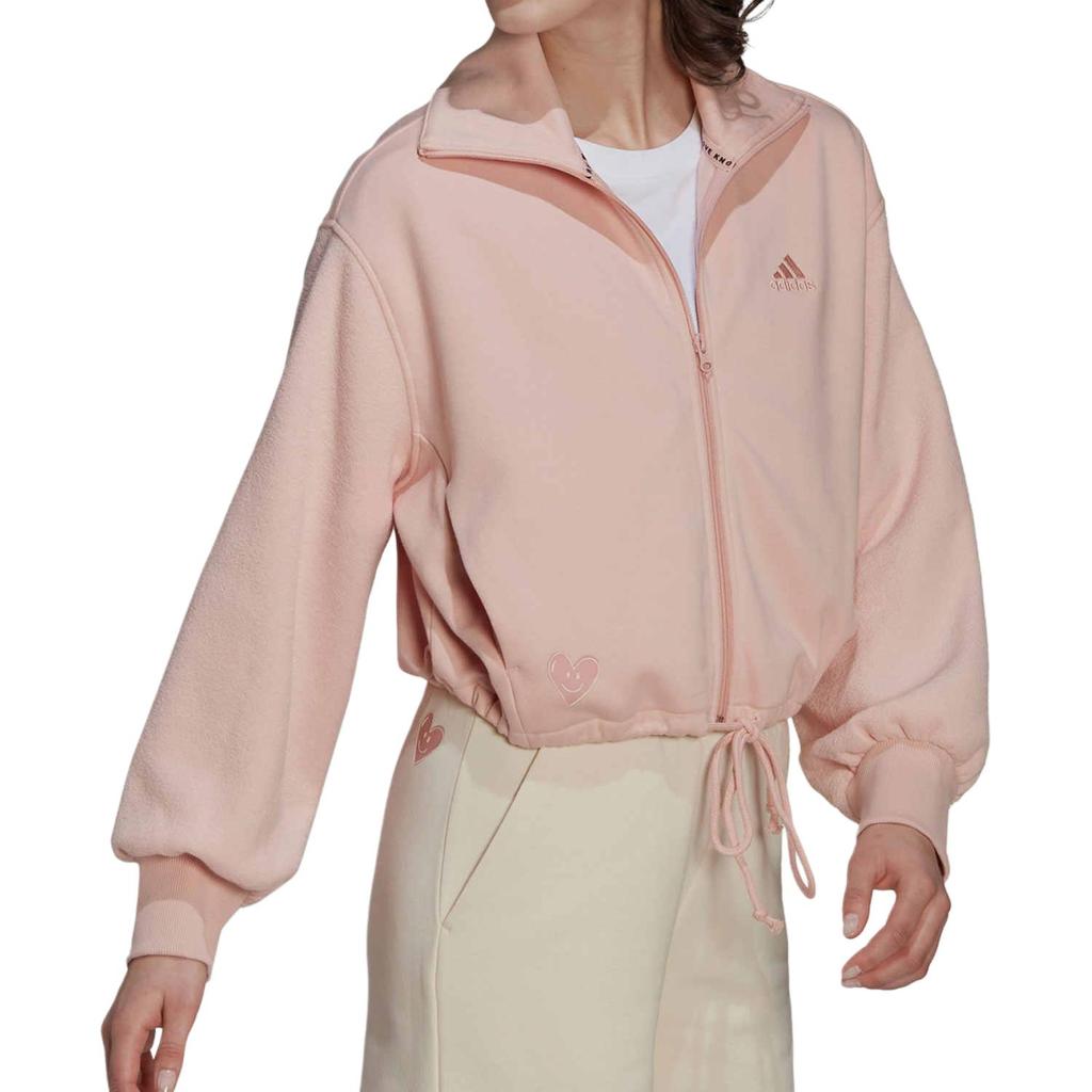 Adidas Jackets Women's Pink Lapel Moderate Other HU0309