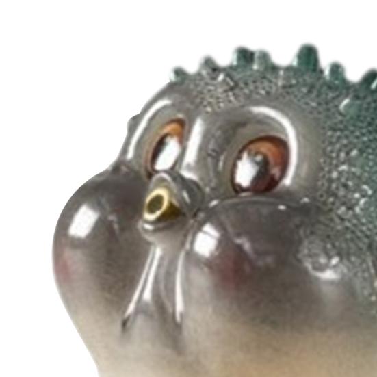 Pufferfish Incense Stick Holder Resin Globefish Tea Pet Figurine Incense Burner Home Office Tea Room Table Decoration Ornament