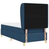 Boxspring bed with headboard Blue 190 x 90 cm Fabric