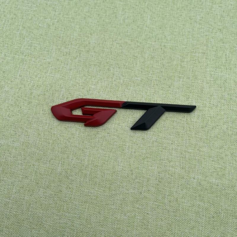 Auto 3D importierte Version GT aufgewertet und modifiziert Metall-Autologo, Kotflügel Karosserie Dekorationsaufkleber, Seitenaufkleber, Heckaufkleber