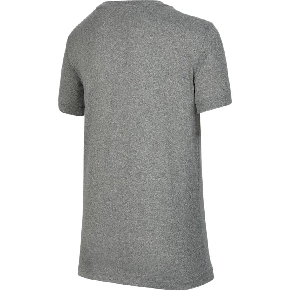 Nike Team Legend Comfortable Quick-Dry Crew Neck Short Sleeve Kids Tops Carbon-Gray IB8678-091