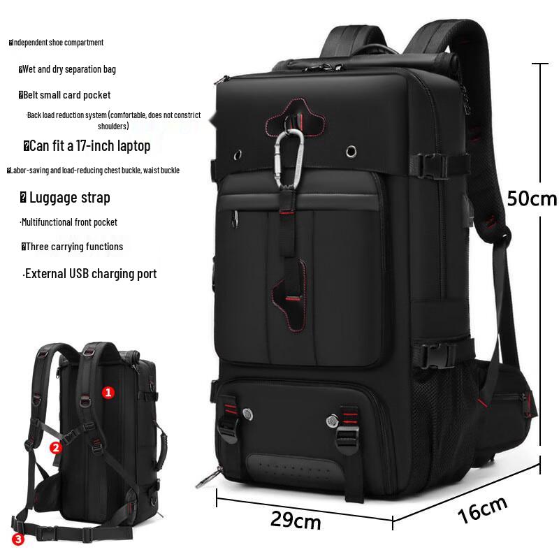 

Vanaheimr Men s Large Capacity Outdoor Travel Backpack Standard