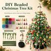 DIY Perlen-Lichterketten-Weihnachtsbaum-Bausatz Bunte Feiertags-Schreibtischdekoration Handgemachtes Bastelgeschenk