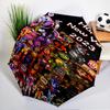 Five Nights At Bears Horror Umbrella Folding Umbrella, Automatic Umbrella 8-Frame for Travel, Camping Use Gift for Halloween Christmas