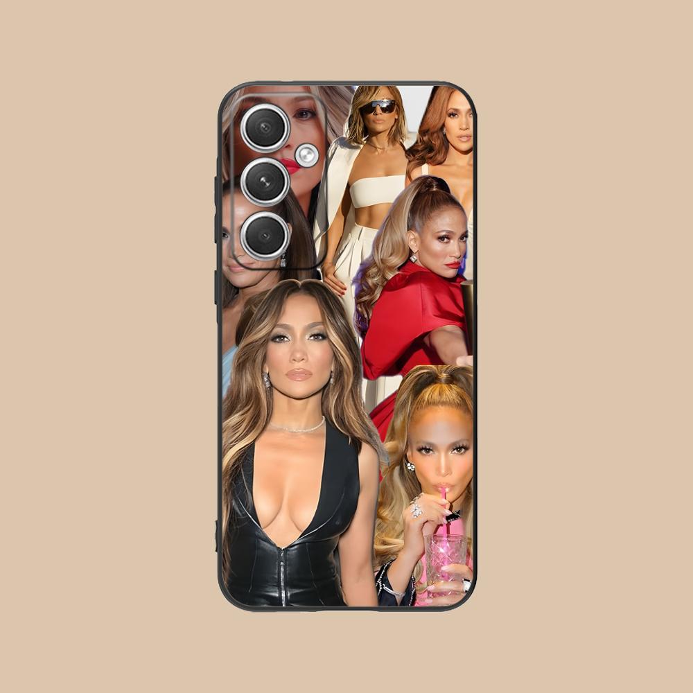 Jennifer Lopez Mobile Cell Phone Case for Samsung Galaxy S26 S25 S24 S23 S22 S21 S20 Note20 Plus FE Ultra Colorful Cover Luxury