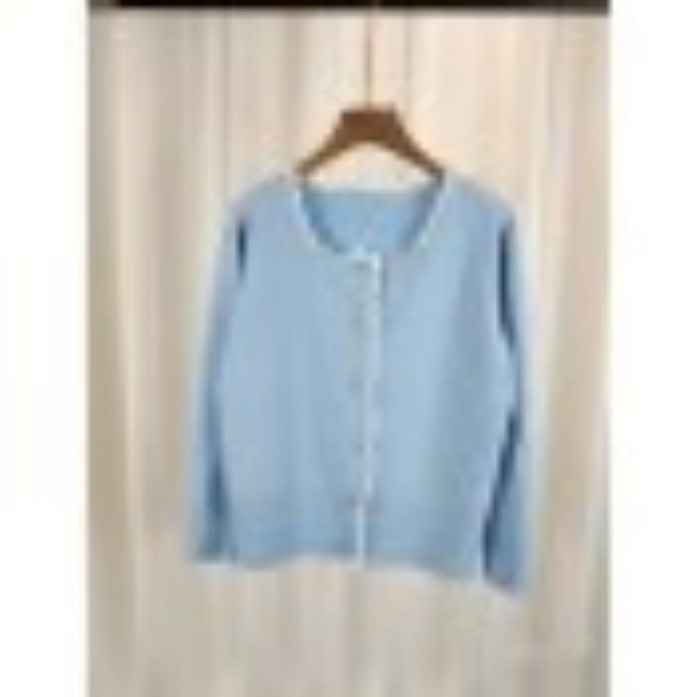 Sweet and Gentle Lace-trimmed Sweater Coat, Women's Knitted Cardigan, New Spring and Autumn Style, Small and Fashionable Loose Top