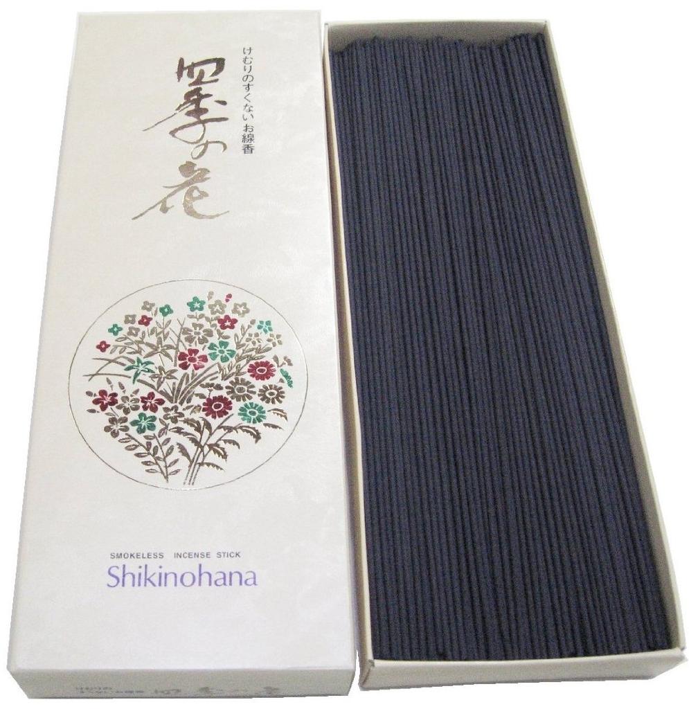 Awaji Low Smoke Long Incense Seasonal Floral Baikondou's Sticks, Lavender, Flowers, Long, Rose, Incense, #117