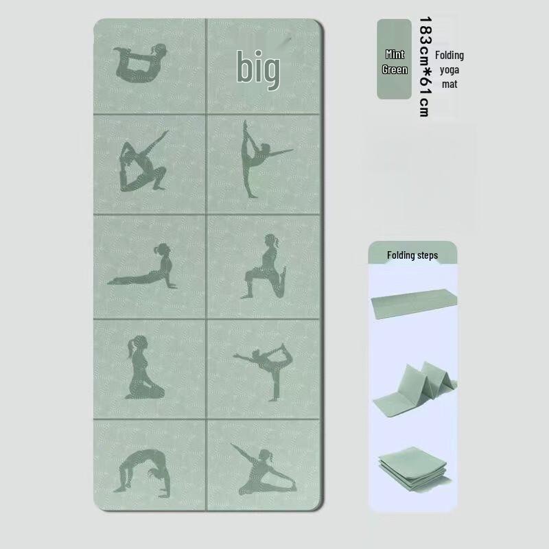 WEZHO Foldable Fitness Yoga Mat