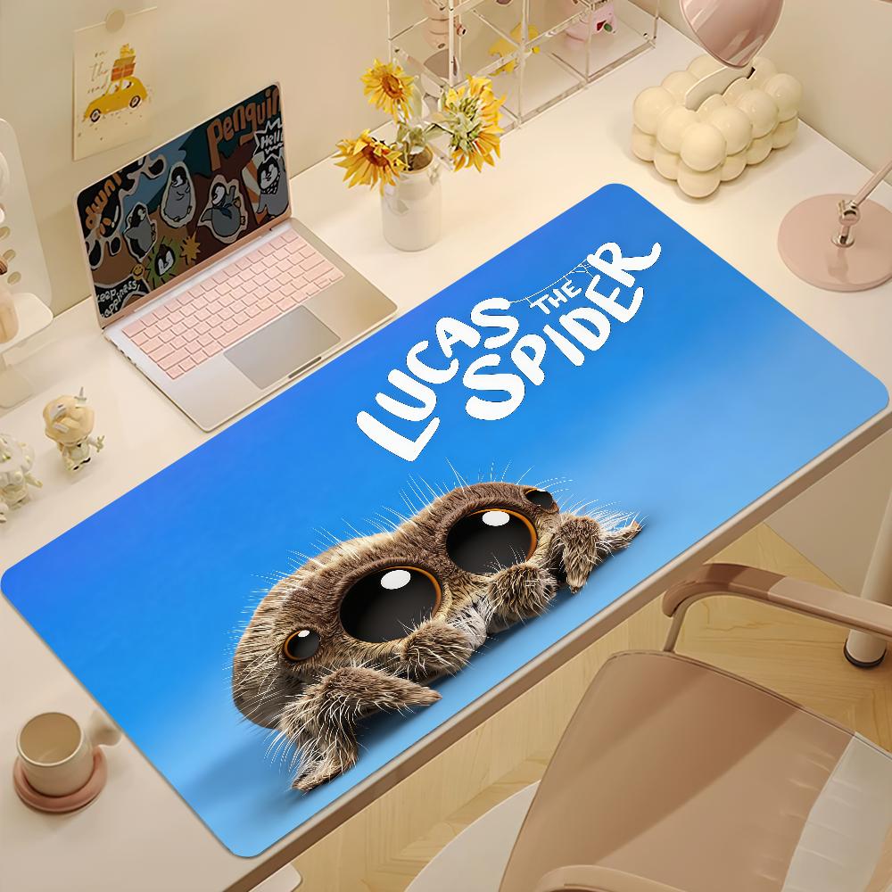 Cartoon Lucas The Spider Mouse Pad Cute Large NonSlip Lockedge Desktop Computer Desk Mat Keyboard Mousepad Office Gamer Student