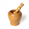 Solid Wood Garlic Mortar & Pestle