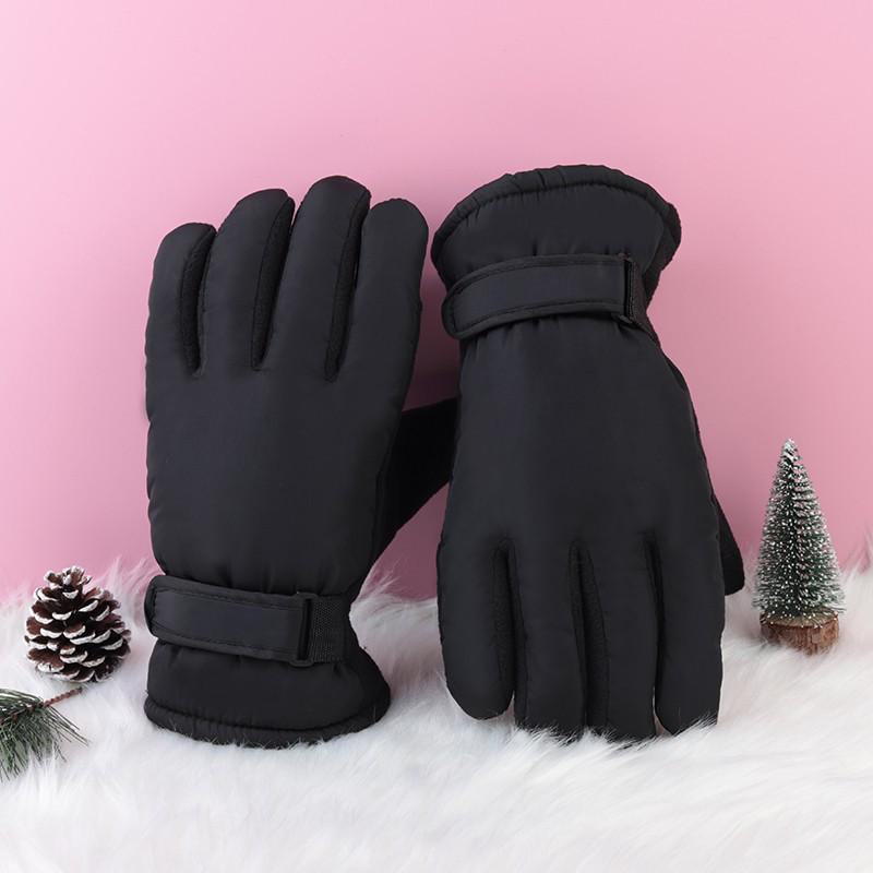 Unisex Winter Verdickte Winddichte Touchscreen Motorradhandschuhe