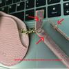 Portable Sunglasses Pouch Leather Neck-Hanging Eyeglass Case Anti-Pressure Protective Sleeve Fashionable Storage Bag for Eyewear