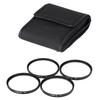 Homyl Filter Kit 1 2 4 10 Macro Conversion Lens with Lens Filter Pouch for Digital Camera Professionals 67mm 4-Piece Close-Up + + + + -