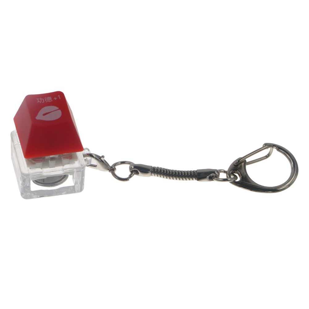 ABS Button Decompression Keychain LED Keyboard Button Decompression Toys  Children Adult