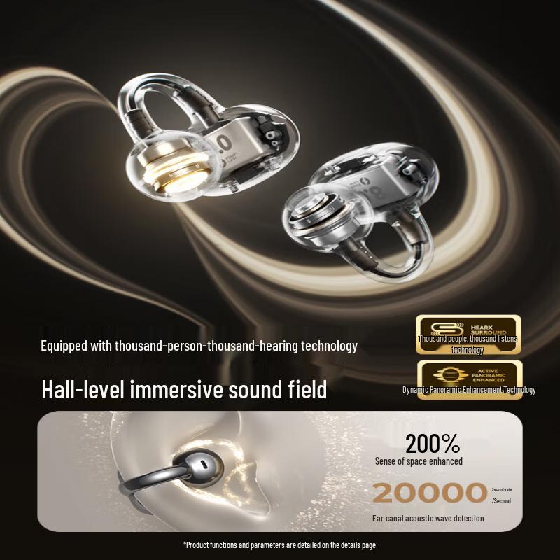 SANAG S8S Ultra AI Ear-Clip Bluetooth Headset