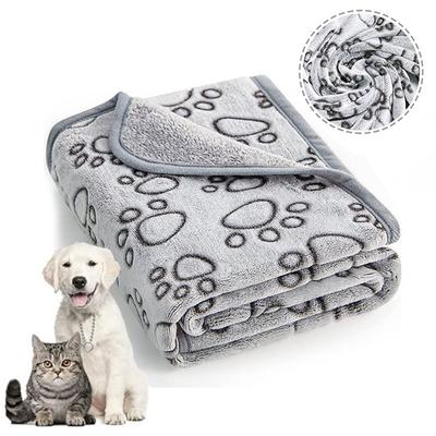 Coperta morbida e soffice di alta qualità per animali domestici, motivo a cartone animato, coperta calda e confortevole per gatti e cani