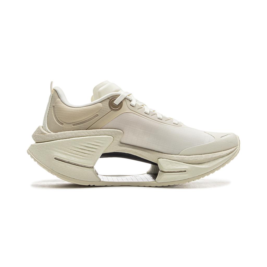 Li Ning Shadow 3 Essential Cushioning Support Rebound Low top Running Shoes Women's Khaki ARRV002-37