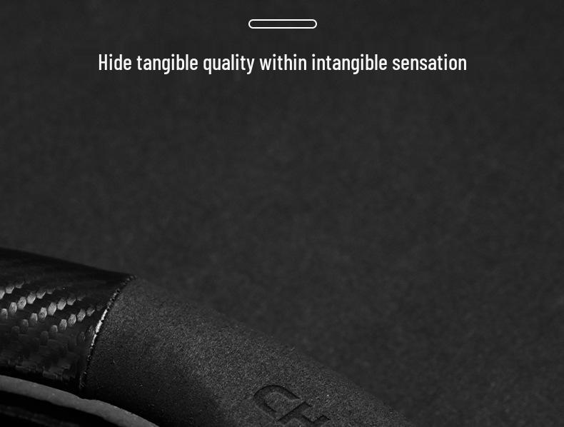 Blue Whale Suede Carbon Fiber Steering Wheel Cover for Changan Reichen CC (2020-2022)