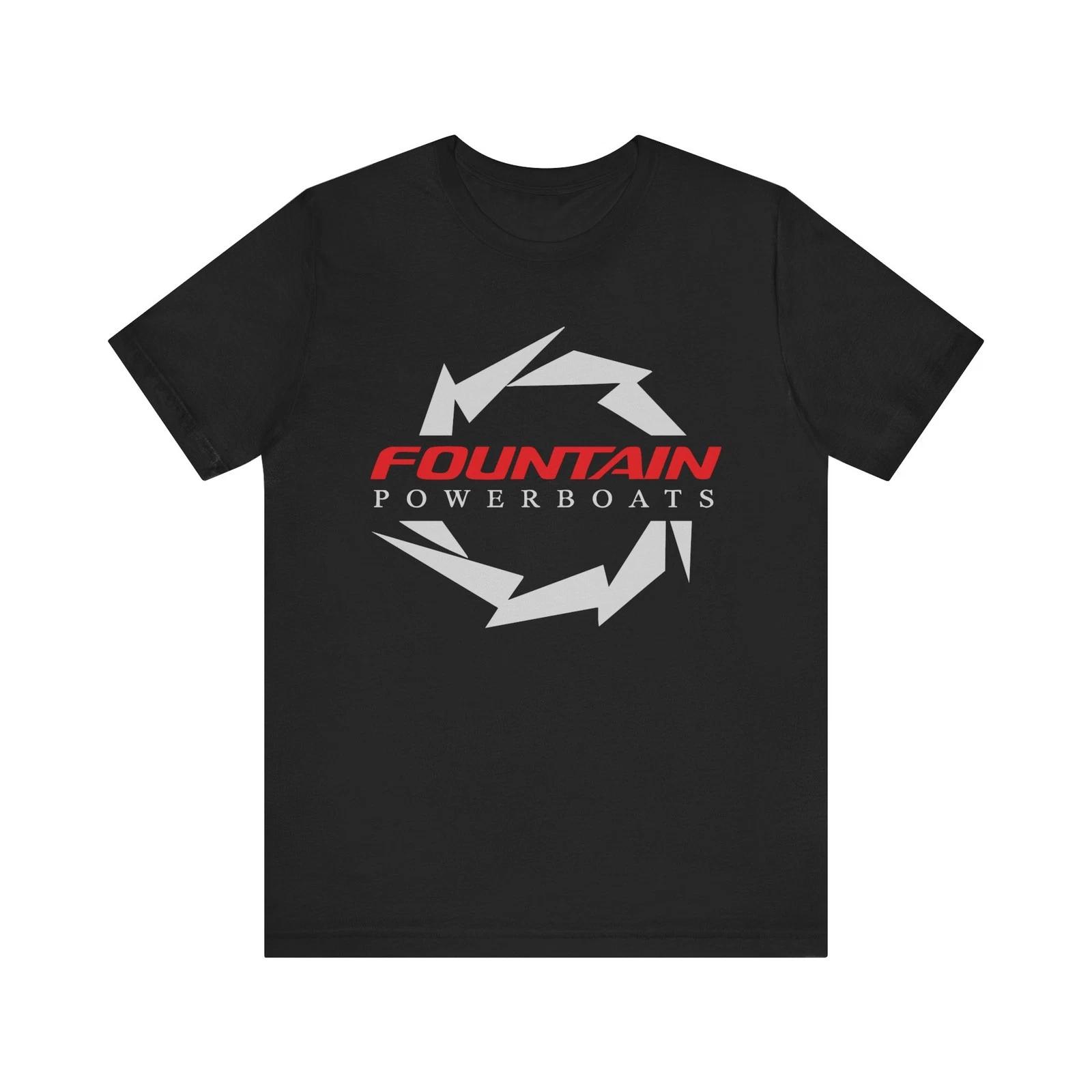 Men s and Women s T-shirts Fountain Powerboats Boat Logo S