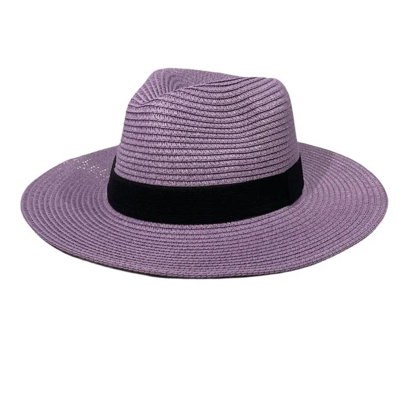Foldable Wide Brim Sun Protection Hat for Men And Women Outdoor Travel Beach Caps Summer Soft Top Straw Cap