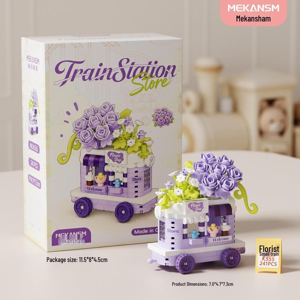 Sukkulenten-Blumenstrauß Bausteine - Weihnachtsgeschenke & Spielzeug