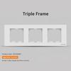 1Pcs Dual USB Fast Charge Panel Wall Switch Wall Power Socket Switch  for EU Standard Wall Mount DIY