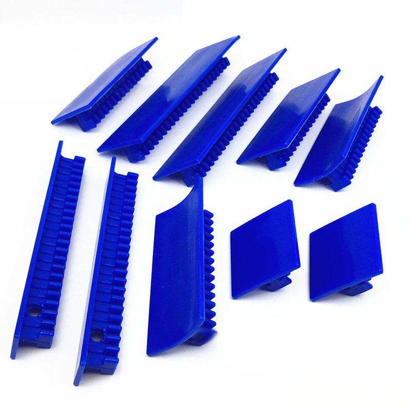 10 Piece Dent Repair Puller Tool Set for Cars with Expander Tabs and External Support for Hail Damage and Dent Removal