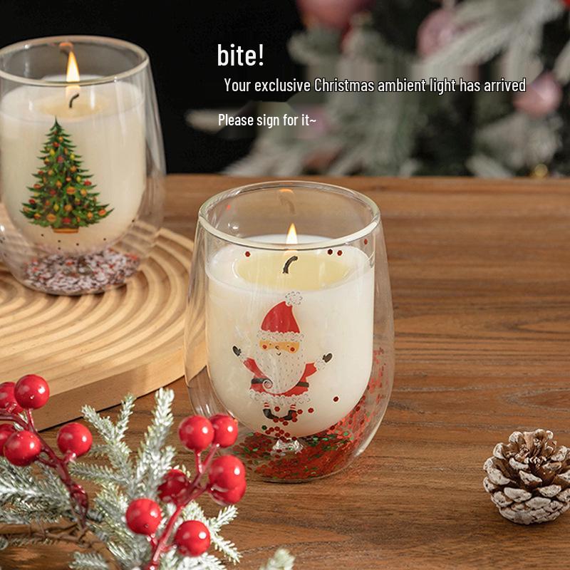 Romantic High-End Essential Oil Candles - Perfect for Hotel, Valentine's Gift, and Christmas Souvenirs