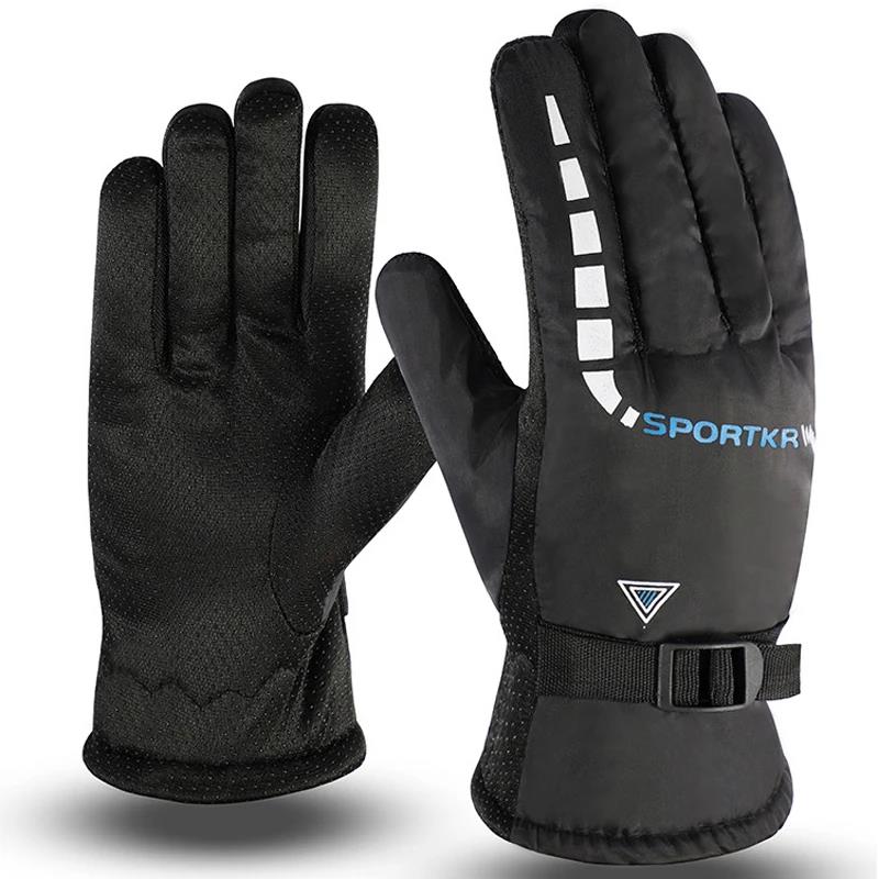 Winter Cycling Gloves Waterproof Antislip Outdoor Sports Ski Cycling Motocycle Warm Gloves Unisex Moto Equipments Accessories 6