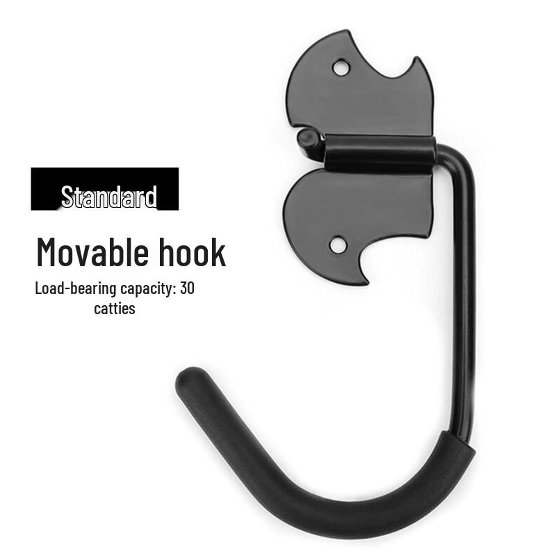 Wall-Mounted Bicycle Display Hook Rack for Mountain Bikes
