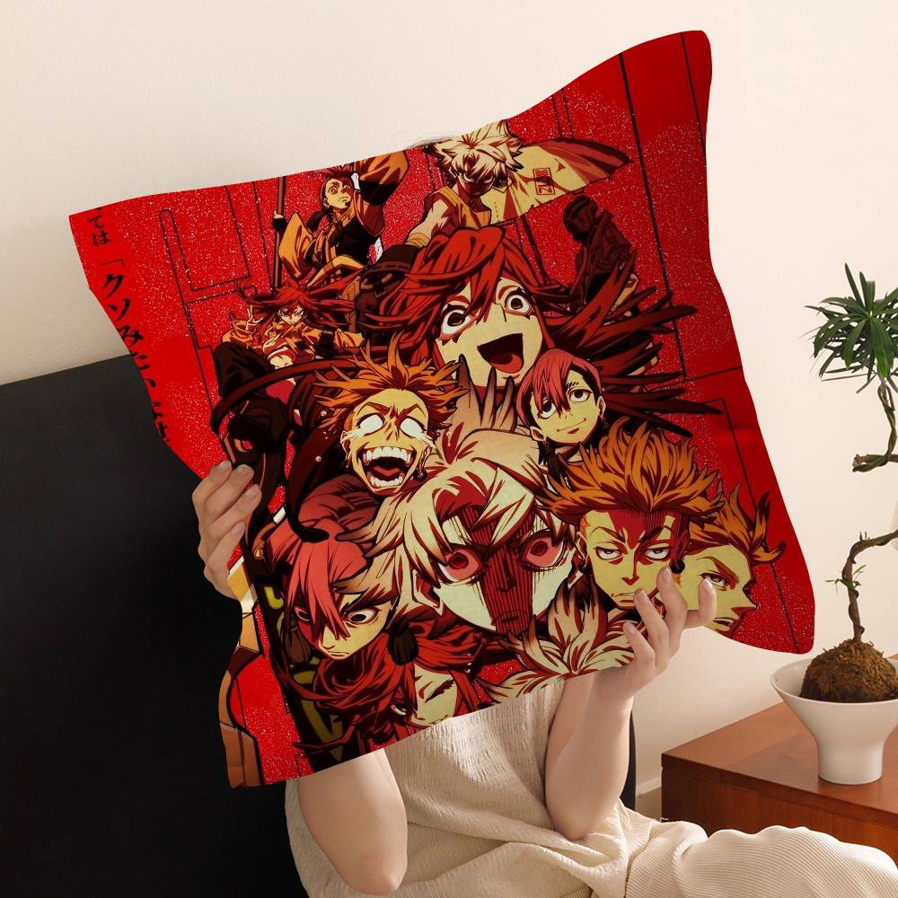 Japanese Supernatural Combat Anime GGachiakuta 4545cm Cushion Cover Pillow Cover Decor Pillowcase Home Pillowcase For Couch