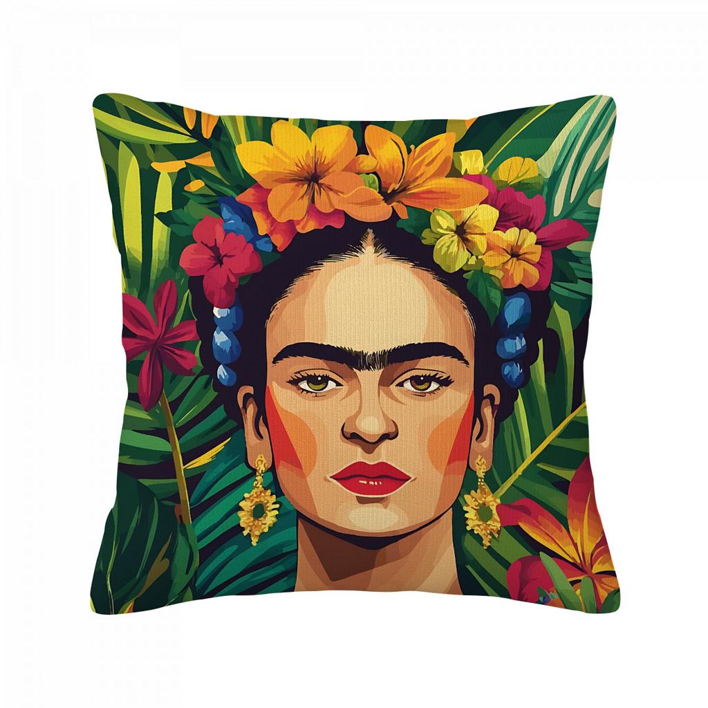 Frida Pillowcase Luxury Cushion Cover For Sofa Anime Personalized Gifts Home Decorations Living Room Decoration Sleeping Pillows