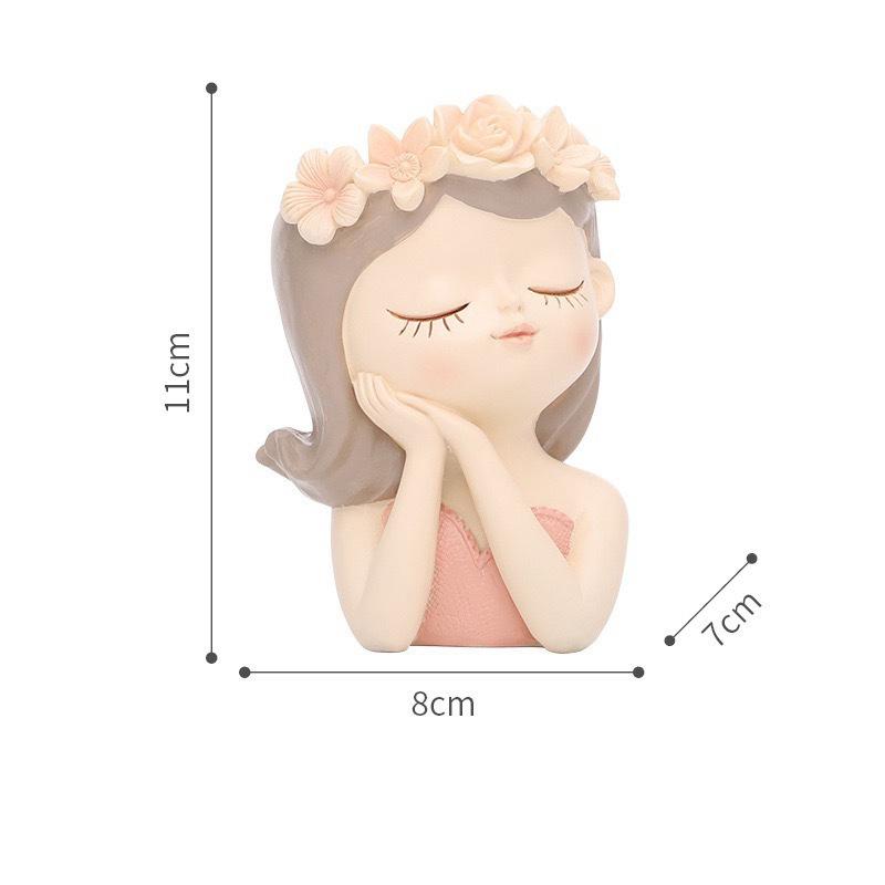 Succulent Fairy Flowerpot Personalized Home Garden Decoration Cute Little Girl Vase Potted Plant Ornaments