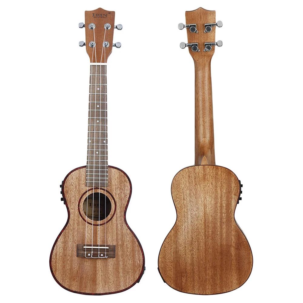 IRIN 24 Inch Ukulele Mahogany Solid – Armrest Design Rich Warm Tones for Beginners & Professionist Playing [erformance Ukulele 24 Inches