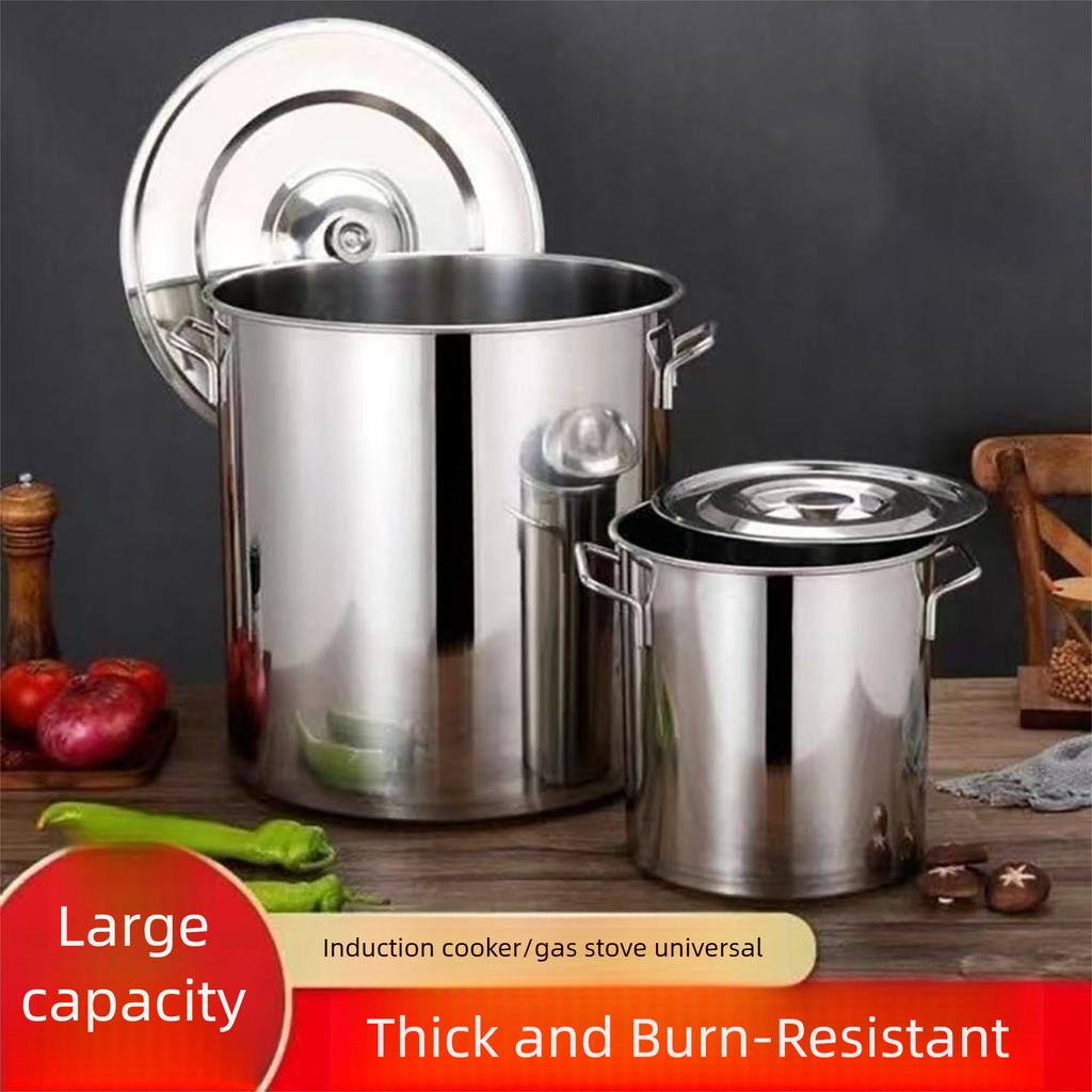 Large Capacity Stockpot Thickening Soup Bucket New Stew Pot  Restaurant