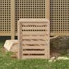 VidaXL Compost Bin 63.5x63.5x77.5 Cm Solid Pine Wood 823808