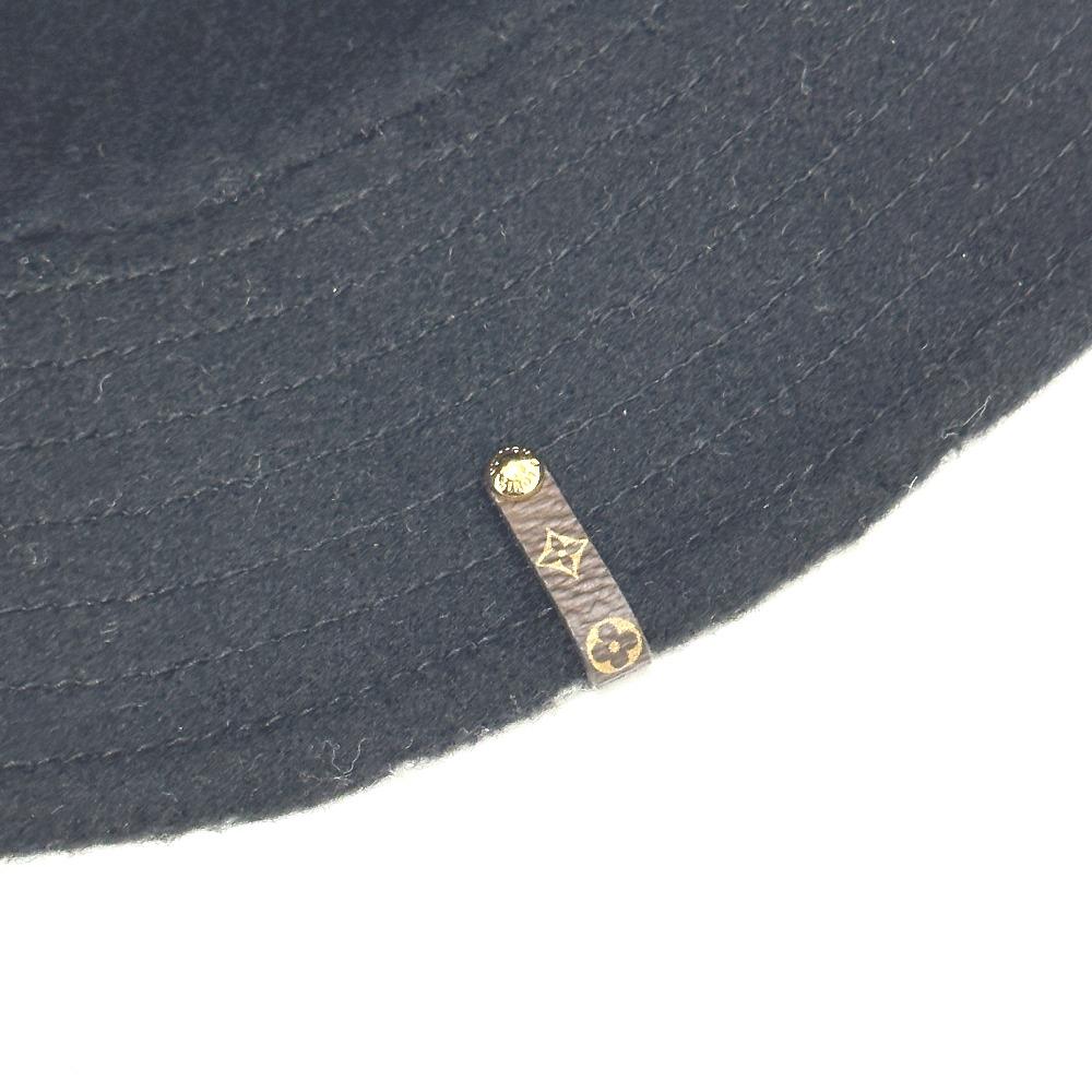 Louis Vuitton M76742 Bob Carry On Apparel Hat Bucket Hat Bob Hat Wool Black